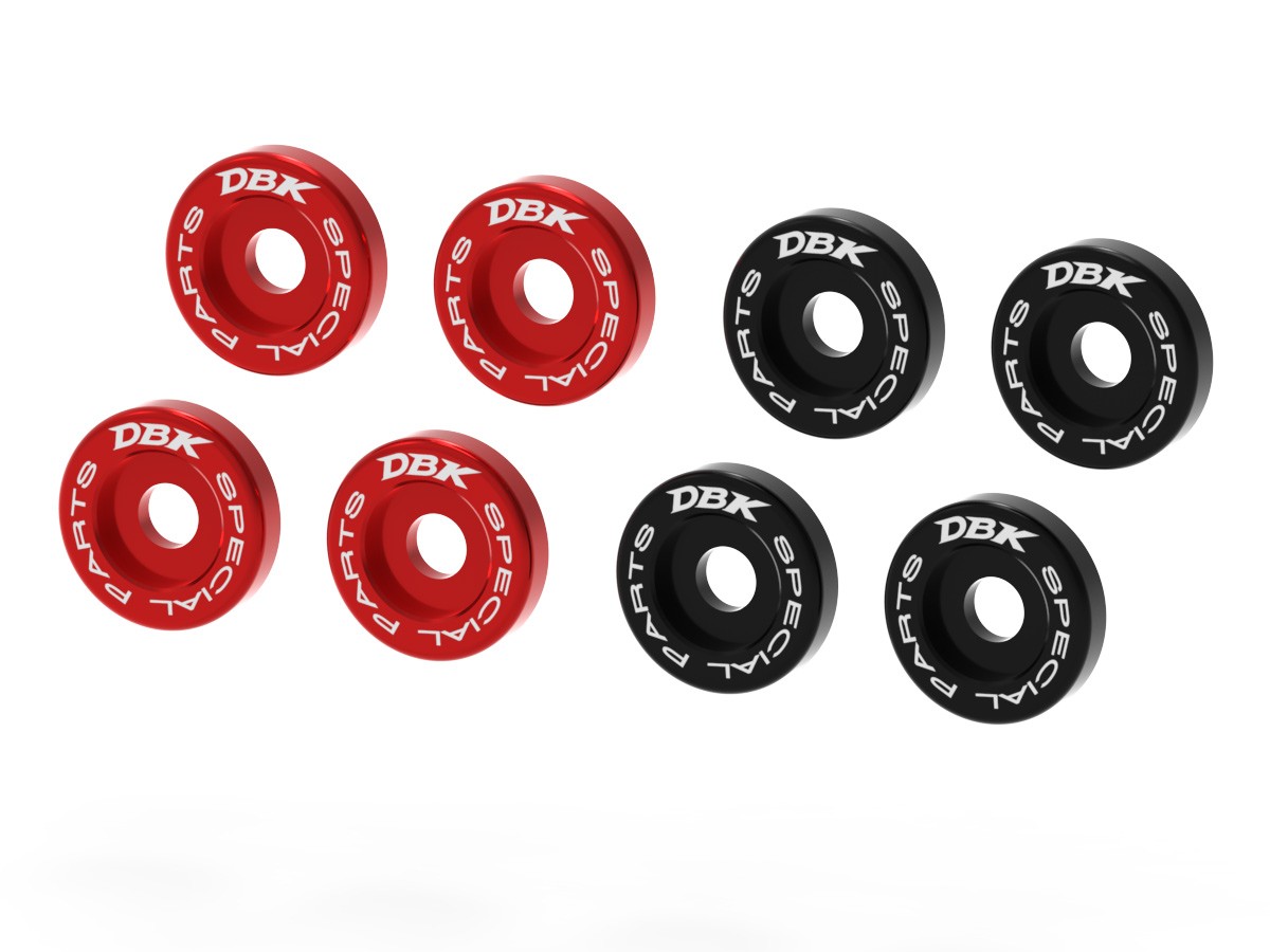 DBK Special Parts (Ducabike) Billet OE Exhaust Washers for the Ducati Hypermotard 698 Mono DBK Special Parts (Ducabike) Billet OE Exhaust Washers for the Ducati Hypermotard 698 Mono